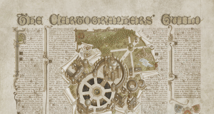 The Cartographers Guild Map - By MistyBeee